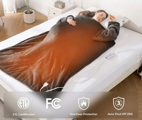 Couverture Chauffante Premium™ - Confort instantané & chaleur réglable
