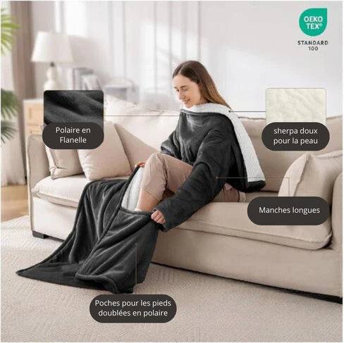 Couverture Chauffante Premium™ - Confort instantané & chaleur réglable